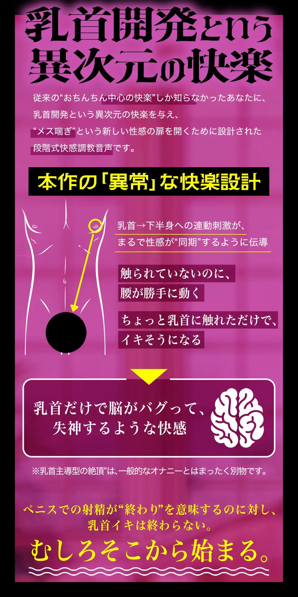 乳首開発という異次元の快楽