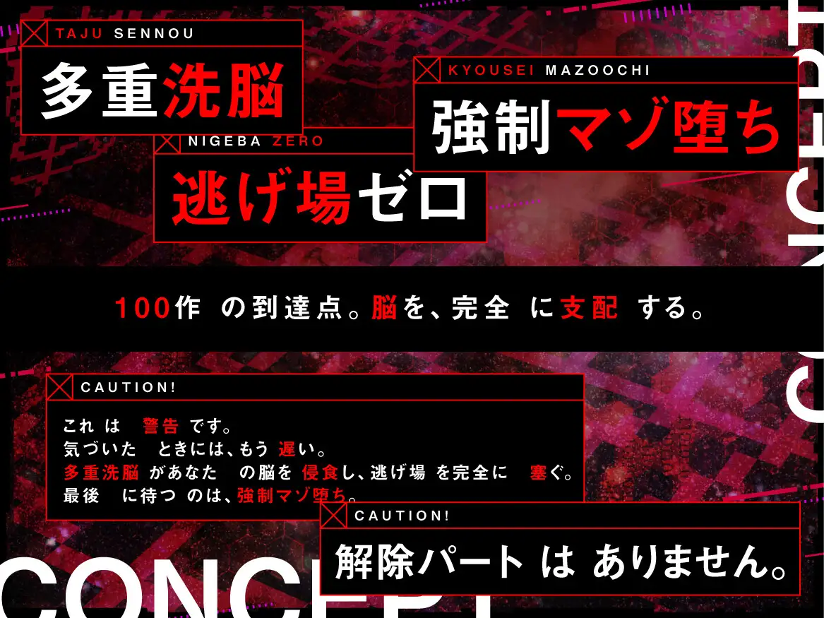 【100作記念】脳を乗っ取るキモチイ声に僕はもう逆らえない～完全支配版～のプレイ内容・特徴